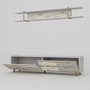 Hanah Home Frida - Mueble de TV Blanco